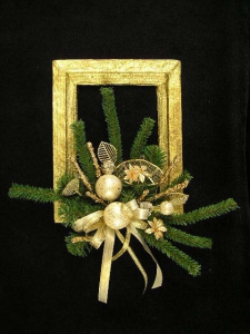 Decorated Picture Frame, Cream (lot of 2) SALE ITEM