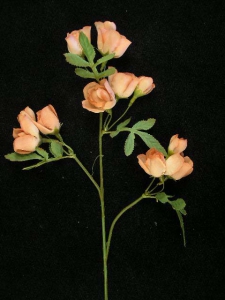Rose Spray, salmon (lot of 12)