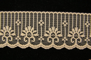 1.875 inch Flat Lace, peach (404 yards FULL SPOOL) MADE IN USA