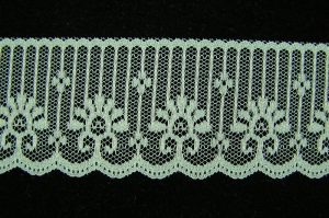 1.875 inch Flat Lace, celadon green (349 yards FULL SPOOL) MADE IN USA