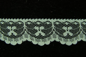 1 inch Flat Lace, celadon green (941 yards FULL SPOOL) MADE IN USA