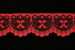 1 inch Flat Lace, red (700 yards FULL SPOOL)