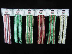 PVC Metallic Ribbon, 3 yards, 6 colors (lot of 24 packs)