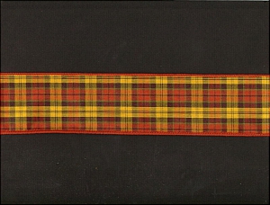 Wired Fall Tartan Ribbon, 2.5 inch (3 yards) SALE ITEM