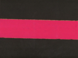2.75 inch Wired Everyday Ribbon with Gold Edges, hot pink (3 yards)