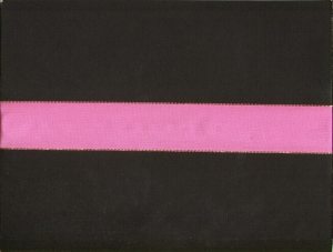 1.5 inch Wired Everyday Ribbon with Gold Edges, pink (3 yards)