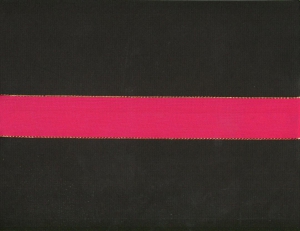 1.5 inch Wired Everyday Ribbon, Rose w/ Gold Edge (3 yards)
