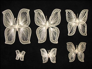 Abaca Butterfly, set of 6 (lot of 12 sets) SALE ITEM