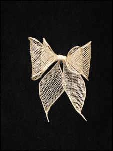 Sinamay Bow, 4 inch (Lot of 1 Package - 6 Pieces Per Package)