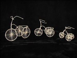 Abaca Tricycle, set of 3 (lot of 12 sets) SALE ITEM