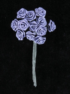 Medium Ribbon Rose, Williamsburg blue (lot of 12 bunches)