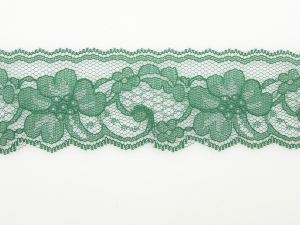2 Inch Flat Lace, Hunter Green (50 Yards) MADE IN USA