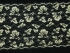 9.75 Inch Flat Double Scalloped Edge Galloon Lace, Black - Gold (86 YARDS - FULL SPOOL) MADE IN USA