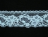2 inch Flat Lace, Crystal Blue (50 yards) 9665 Crystal Blue 50, MADE IN CHINA