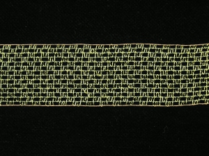 1.5 Inch Wired Gold Metallic Net Christmas Ribbon (50 Yards) SALE ITEM