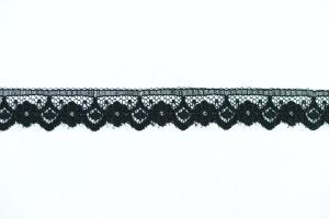 .5 Inch Flat Lace, Black (100 yards) MADE IN USA