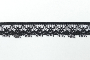 .5 Inch Flat Lace, Black (100 yards) MADE IN USA