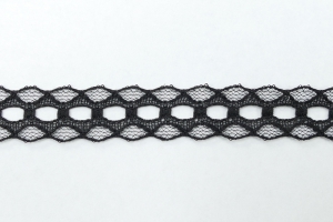 .5 Inch Flat Lace, Black (100 yards) MADE IN USA