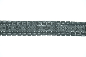 1.25 Inch Flat Lace, Black (50 yards) MADE IN USA