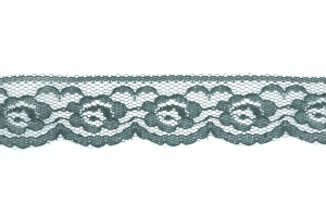 1.25 Inch Flat Lace, Black (50 yards) MADE IN USA