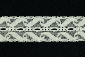 1.5 Inch Flat Lace, Beige (50 yards) MADE IN USA