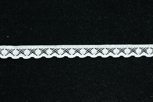 .5 inch Flat Lace, White (100 yards) MADE IN USA