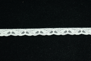 .5 Inch Flat Lace, Ivory (100 yards) MADE IN USA