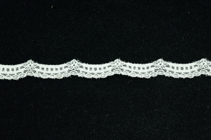 .5 Inch Flat Lace, Ivory (100 yards) MADE IN USA