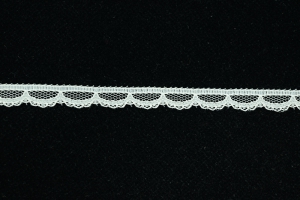 .5 inch Flat Lace, Ivory (100 yards) MADE IN USA