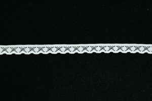 .5 Inch Flat Lace, Ivory (100 yards) MADE IN USA