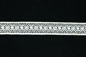 .75 Inch Flat Lace, Ivory (100 yards) MADE IN USA