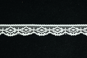 1 Inch Flat Lace, Ivory (50 yards) MADE IN USA