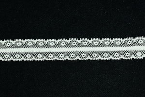.75 inch Flat Lace, Ivory (100 yards) MADE IN USA