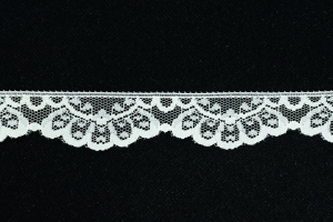 1.5 inch Flat Lace, Ivory (50 yards) MADE IN USA