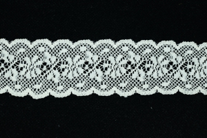 1.5 Inch Flat Lace, Ivory (50 yards) MADE IN USA