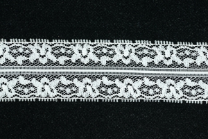 1.5 Inch Flat Lace, Ivory (50 yards) MADE IN USA