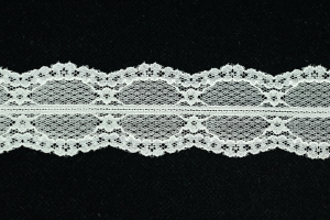 1.75 Inch Flat Lace, Ivory (50 Yards) MADE IN USA