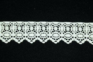 1.75 Inch Flat Lace, Ivory (50 yards) MADE IN USA