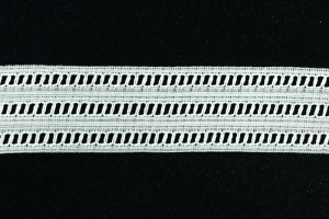 1.75 Inch Flat Lace, Ivory (50 yards) MADE IN USA
