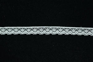 .5 Inch Flat Lace, Light Gray (100 yards) MADE IN USA