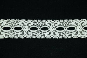 1.5 Inch Flat Lace, Natural (50 yards) MADE IN USA