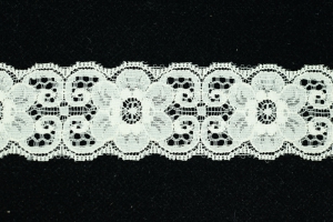 1.5 Inch Flat Lace, Natural (50 yards) MADE IN USA