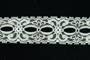 1.5 Inch Flat Lace, Natural (50 yards) MADE IN USA