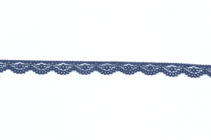 .5 Inch Flat Lace, Navy Blue (100 yards) MADE IN USA
