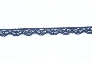 .5 Inch Flat Lace, Navy Blue (100 Yards) MADE IN USA