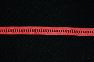 .625 Inch Flat Lace, Red (100 yards) MADE IN USA
