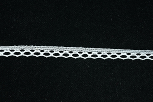 .5 Inch Flat Lace, Ivory (100 Yards) MADE IN USA