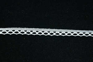 .5 Inch Flat Lace, Ivory (100 Yards) MADE IN USA