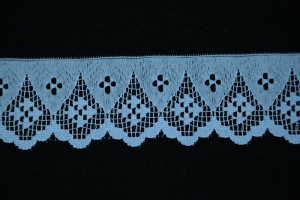 2 Inch Flat Lace, Williamsburg Blue (50 yards) MADE IN USA