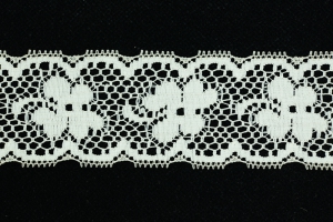 2 Inch Flat Lace, Natural (53 yards) MADE IN USA